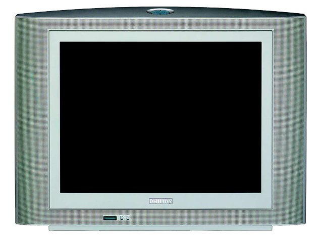 A Philips TV with a 4:3 AR